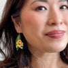 Golden Wattle Drop Earrings