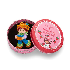 Huckleberry Pie Brooch (IMPERFECT)  -  Erstwilder  -  Quirky Resin and Enamel Accessories