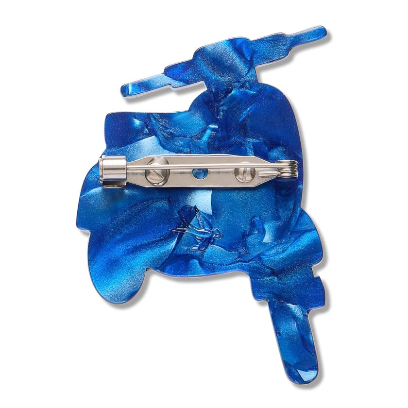 Roman Holiday Brooch  -  Erstwilder  -  Quirky Resin and Enamel Accessories