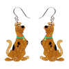 Scooby Doo Drop Earrings  -  Erstwilder  -  Quirky Resin and Enamel Accessories