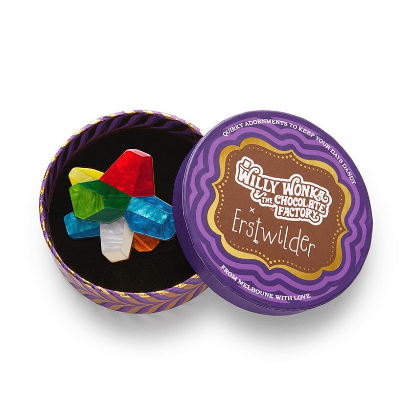 Everlasting Gobstopper Brooch (IMPERFECT)  -  Erstwilder  -  Quirky Resin and Enamel Accessories