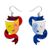 Comedy & Tragedy Drop Earrings