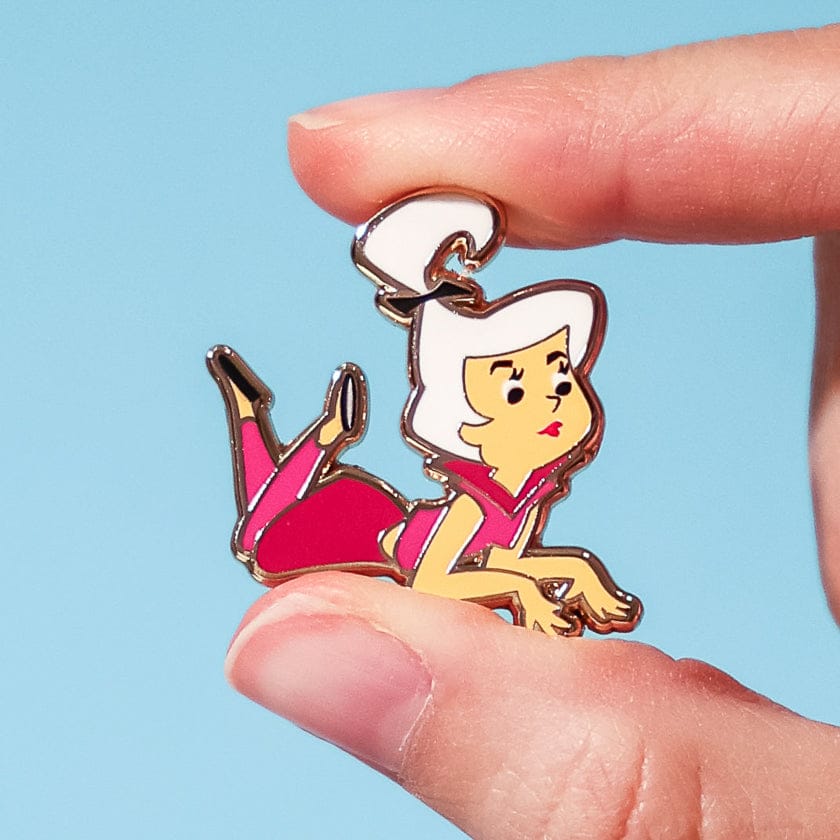 Judy Jetson Enamel Pin  -  Erstwilder  -  Quirky Resin and Enamel Accessories