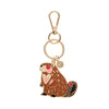 The Busy Beaver Key Ring  -  Erstwilder  -  Quirky Resin and Enamel Accessories