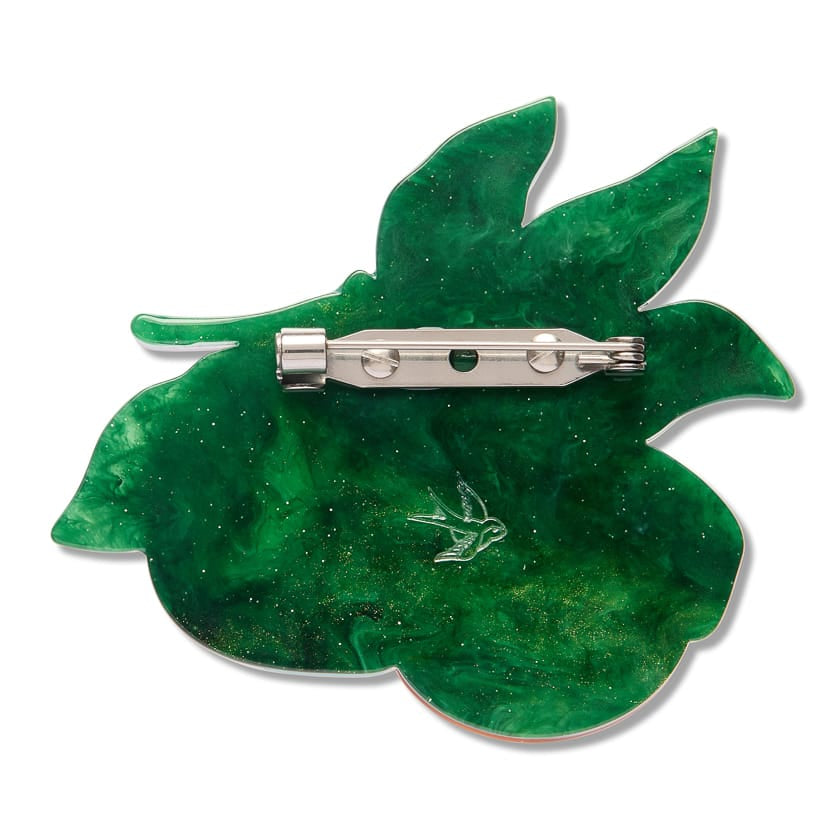 Orange Crush Brooch  -  Erstwilder  -  Quirky Resin and Enamel Accessories