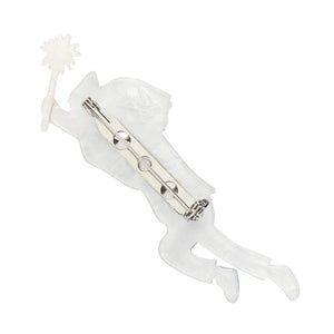 Reading is Magic Brooch  -  Erstwilder  -  Quirky Resin and Enamel Accessories