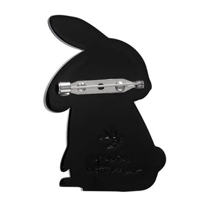Milo the Bunny Brooch  -  Erstwilder  -  Quirky Resin and Enamel Accessories