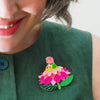 Pocket Princess Brooch  -  Erstwilder  -  Quirky Resin and Enamel Accessories