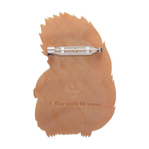 The Sophisticated Squirrel Brooch  -  Erstwilder  -  Quirky Resin and Enamel Accessories