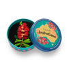 Crimson Bottlebrush Brooch  -  Erstwilder  -  Quirky Resin and Enamel Accessories