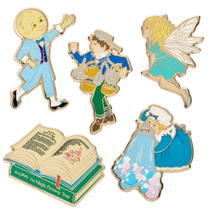 The Magic Faraway Tree Enamel Pin Pack - 5 Piece  -  Erstwilder  -  Quirky Resin and Enamel Accessories