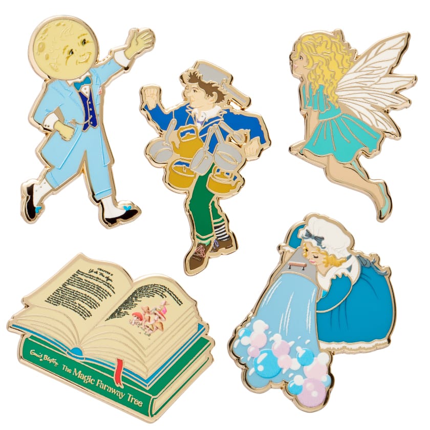 The Magic Faraway Tree Enamel Pin Pack - 5 Piece  -  Erstwilder  -  Quirky Resin and Enamel Accessories