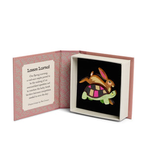Lesson Learned Brooch  -  Erstwilder  -  Quirky Resin and Enamel Accessories