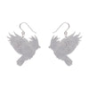 Gertie the Galah Drop Earrings  -  Erstwilder  -  Quirky Resin and Enamel Accessories