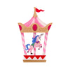 Carousel for One Brooch (IMPERFECT)  -  Erstwilder  -  Quirky Resin and Enamel Accessories