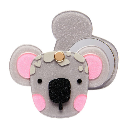 Keith The Koala Mirror Compact  -  Erstwilder  -  Quirky Resin and Enamel Accessories