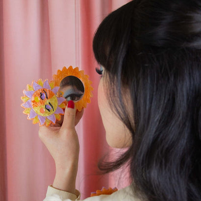 Eternal Sunshine Mirror Compact  -  Erstwilder  -  Quirky Resin and Enamel Accessories