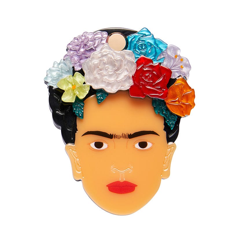 My Own Muse Frida Mirror Compact  -  Erstwilder  -  Quirky Resin and Enamel Accessories