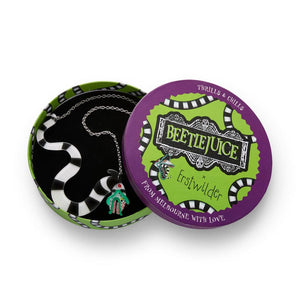 Sandworm Strikes Necklace  -  Erstwilder  -  Quirky Resin and Enamel Accessories