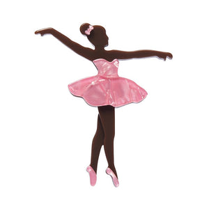 Ballet Russes Brooch (IMPERFECT)  -  Erstwilder  -  Quirky Resin and Enamel Accessories