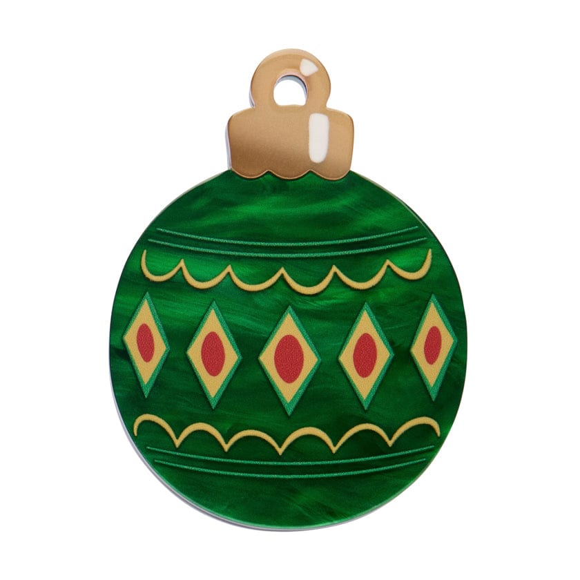 Bauble Simplified Mini Brooch  -  Erstwilder Simplified  -  Quirky Resin and Enamel Accessories