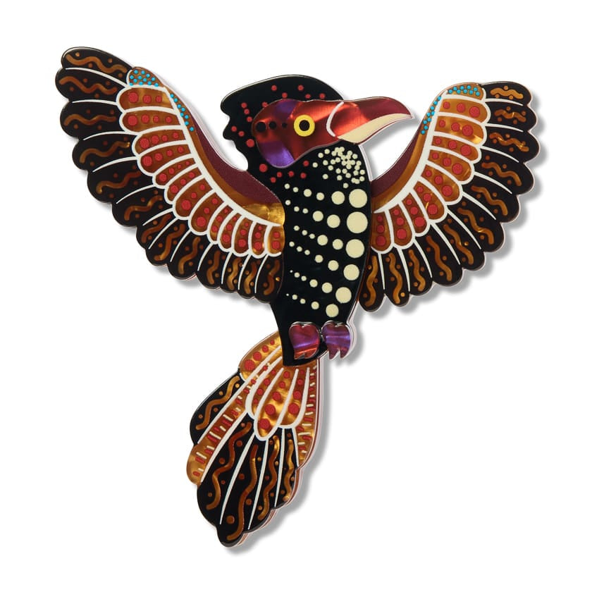 Jullen Guh Brooch  -  Erstwilder  -  Quirky Resin and Enamel Accessories