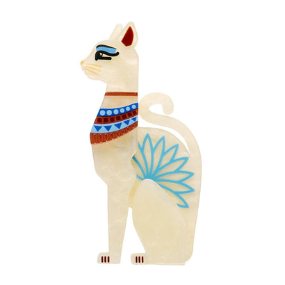 Bastet the Protector Brooch  -  Erstwilder  -  Quirky Resin and Enamel Accessories