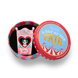 Free Kisses Brooch  -  Erstwilder  -  Quirky Resin and Enamel Accessories