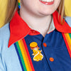 Lala Orange Brooch  -  Erstwilder  -  Quirky Resin and Enamel Accessories