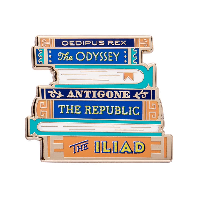 Words of the Wise Enamel Pin  -  Erstwilder  -  Quirky Resin and Enamel Accessories