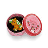 Pupcake Mini Brooch  -  Erstwilder  -  Quirky Resin and Enamel Accessories