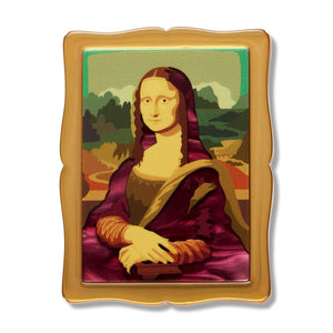 Da Vinci Simplified Mini Brooch  -  Erstwilder Simplified  -  Quirky Resin and Enamel Accessories