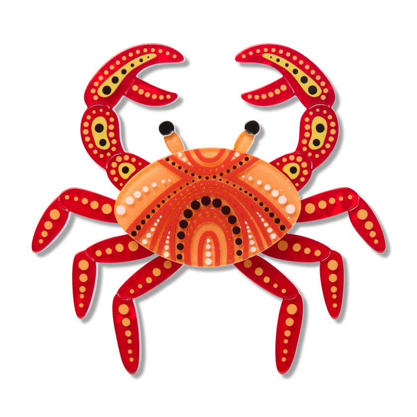 Karntat Brooch  -  Erstwilder  -  Quirky Resin and Enamel Accessories