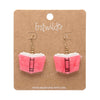 Story Book Drop Earrings - Pink