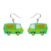The Mystery Machine Drop Earrings  -  Erstwilder  -  Quirky Resin and Enamel Accessories