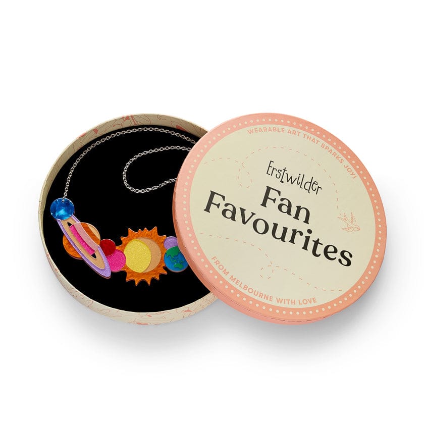 Across the Universe Necklace  -  Erstwilder  -  Quirky Resin and Enamel Accessories