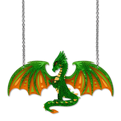 Impressive Scale Necklace  -  Erstwilder  -  Quirky Resin and Enamel Accessories