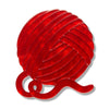Ball of Yarn Simplified Mini Brooch  -  Erstwilder Simplified  -  Quirky Resin and Enamel Accessories