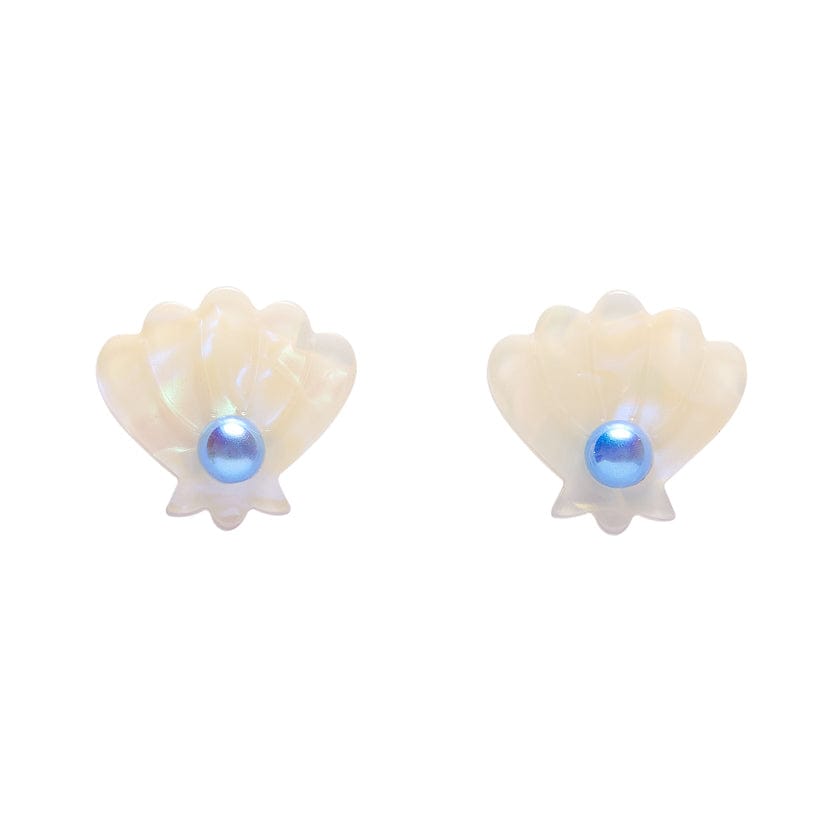 Saltwater Wisdom Stud Earrings  -  Erstwilder  -  Quirky Resin and Enamel Accessories