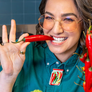 Chilli Charmer Brooch  -  Erstwilder  -  Quirky Resin and Enamel Accessories