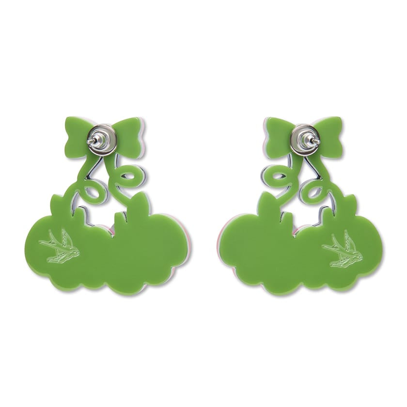 Pair O'Pumpkins Drop Earrings  -  Erstwilder  -  Quirky Resin and Enamel Accessories