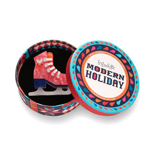 Festivity on Ice Brooch (IMPERFECT)  -  Erstwilder  -  Quirky Resin and Enamel Accessories