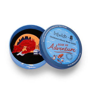 Otso the Bear Brooch  -  Erstwilder  -  Quirky Resin and Enamel Accessories