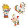 Rainbow Brite Enamel Pin Pack - 3 Piece  -  Erstwilder  -  Quirky Resin and Enamel Accessories