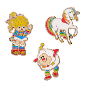 Rainbow Brite Enamel Pin Pack - 3 Piece  -  Erstwilder  -  Quirky Resin and Enamel Accessories