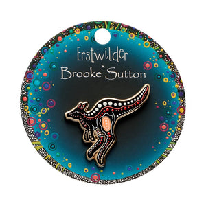 Matjumpa Ritjinguthinha Enamel Pin  -  Erstwilder  -  Quirky Resin and Enamel Accessories