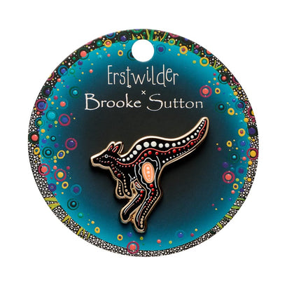 Matjumpa Ritjinguthinha Enamel Pin  -  Erstwilder  -  Quirky Resin and Enamel Accessories
