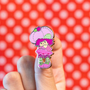 Raspberry Tart Enamel Pin  -  Erstwilder  -  Quirky Resin and Enamel Accessories