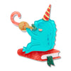 Fahloodle Brooch  -  Erstwilder  -  Quirky Resin and Enamel Accessories