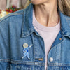 Moonface Brooch  -  Erstwilder  -  Quirky Resin and Enamel Accessories